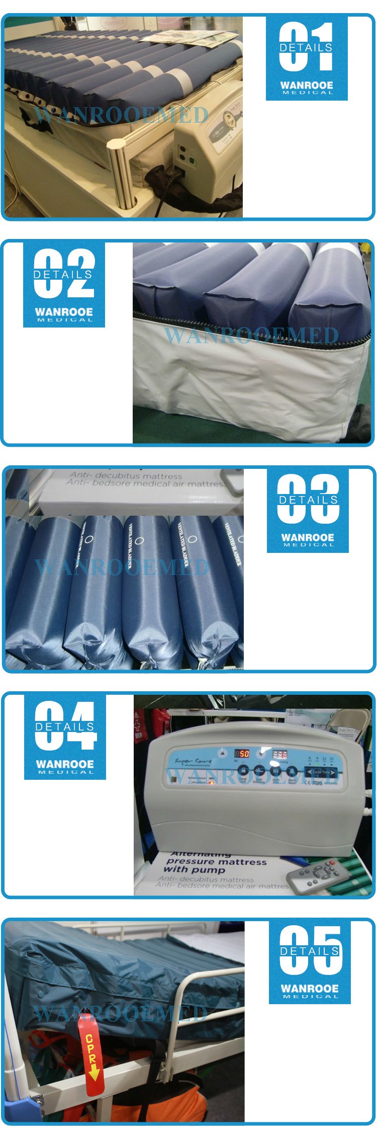 Patient Mattress, Hospital Patient Mattress, Anti Bedsore Patient Mattress, Medical Air Mattress, Foldable Mattress