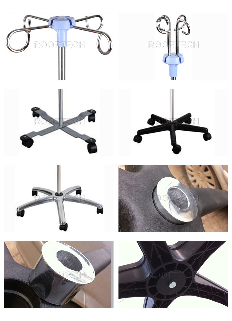 BIV01 Collapsible IV Fluid Pole Infusion Stand