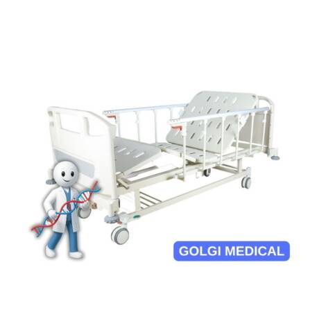 BAM204 Manual Adjustable 2 Crank Hospital Bed With Side Rails