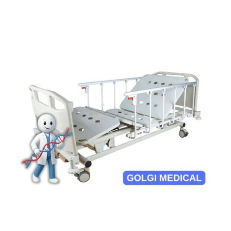BAM308 Manual Adjustable 3 Function Hospital Bed With Full Side Rails
