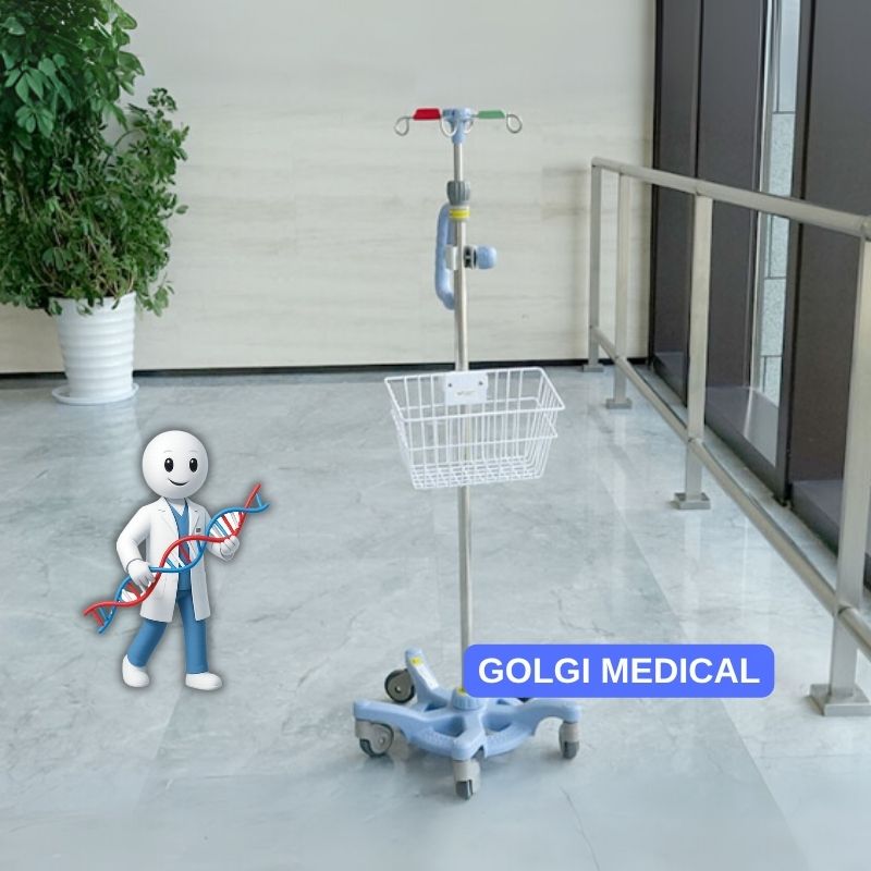 BIV03 Hospital Adjustable Drip Stand IV Pole IV Stand