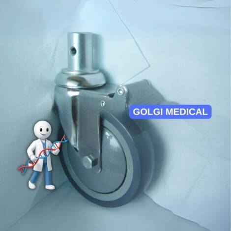 BCA55 Hospital Spare Parts 5 Inches Medical Universal Castors With Brake