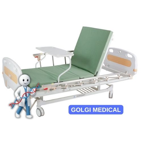 BAM201 Plastic Hand Crank Hospital Bed For Patient Therapeutic Bed - Image 2