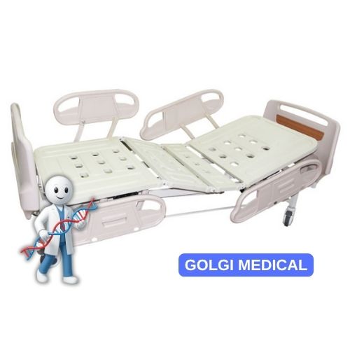 BAM208MC Rotary Siderail Adjustable Fowler Hospital Bed 2 Cranks Hospital Bed