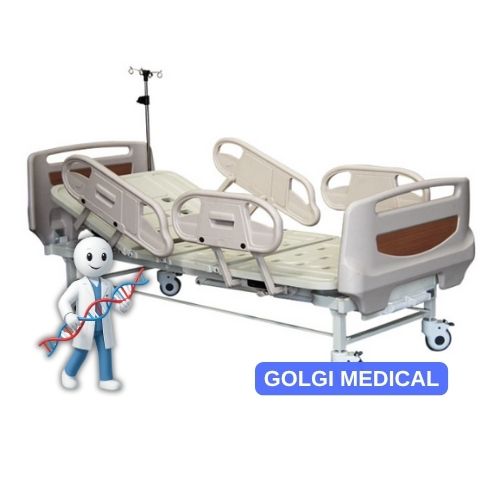 BAM208MC Rotary Siderail Adjustable Fowler Hospital Bed 2 Cranks Hospital Bed