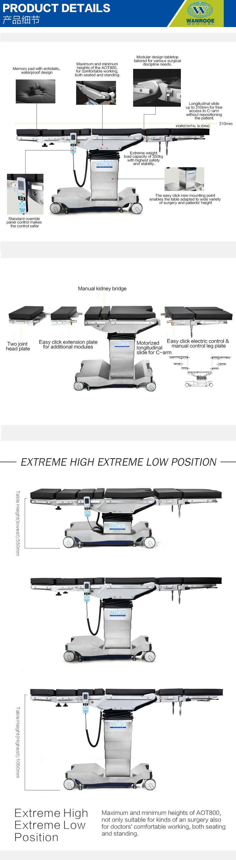 spine surgery operating table, ot table price spine surgery operating table, ot table price