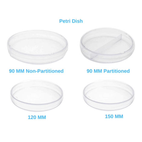 Petri Dish 90 MM - 120 MM - 150 MM